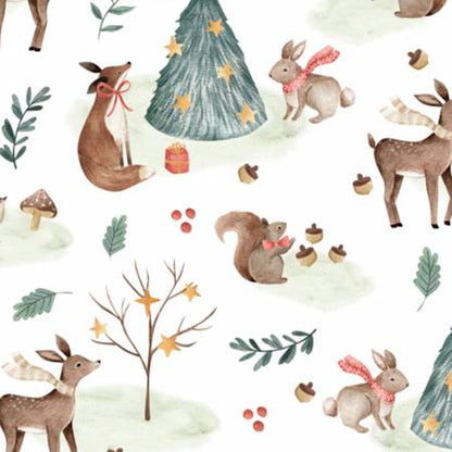 Festive Forest Digital - Shannon Fabrics Cuddle Minky