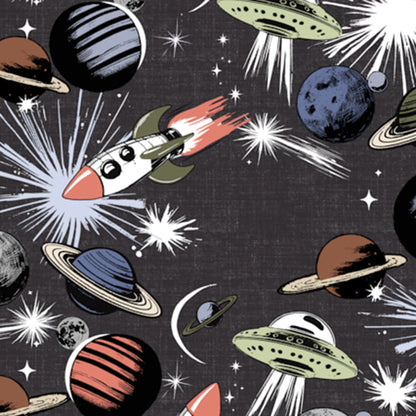 Galactic Blast Digital - Shannon Fabrics Cuddle Minky