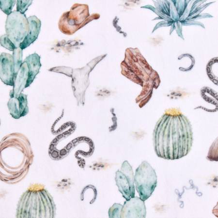 Multi Old West Trail Digital - Shannon Fabrics Cuddle Minky