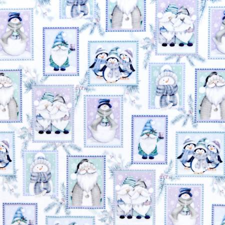 CLEARANCE Multi Peace Love And Joy Digital - Shannon Fabrics Cuddle Minky