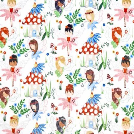 Multi Pixie Patch Digital - Shannon Fabrics Cuddle Minky