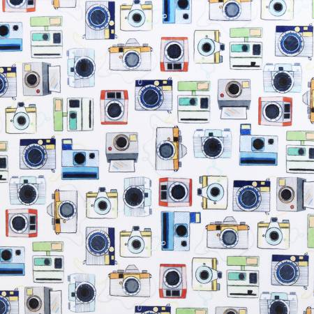 CLEARANCE Multi Say Cheese - Shannon Fabrics Cuddle Minky