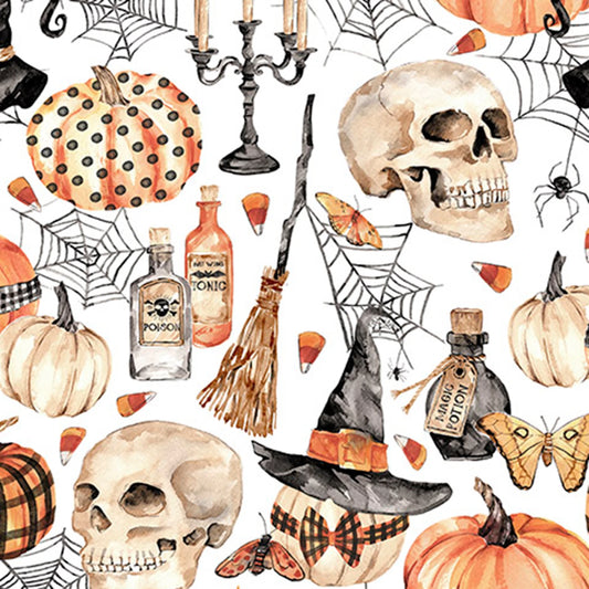 Spellbound Rust Digital - Shannon Fabrics Minky