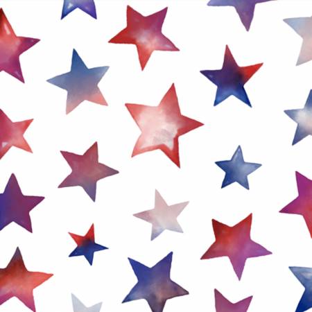 Star Hues Spangled Digital - Shannon Fabrics Cuddle Minky