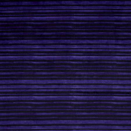 Purple/Black Stripe Digital - Shannon Fabrics Cuddle Minky