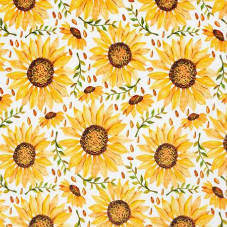 Sunshine Flower Digital - Shannon Fabrics Cuddle Minky