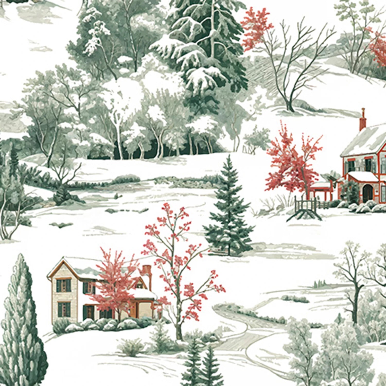 Tinseltown Spruce Digital - Shannon Fabrics Minky