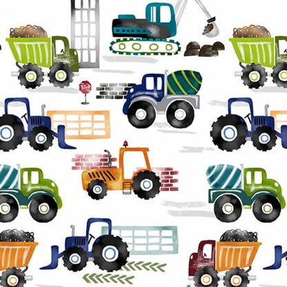 Tractor Haul Digital - Shannon Fabrics Cuddle Minky
