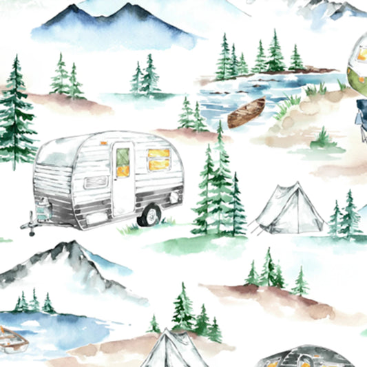 Trailer Trails Digital - Shannon Fabrics Cuddle Minky