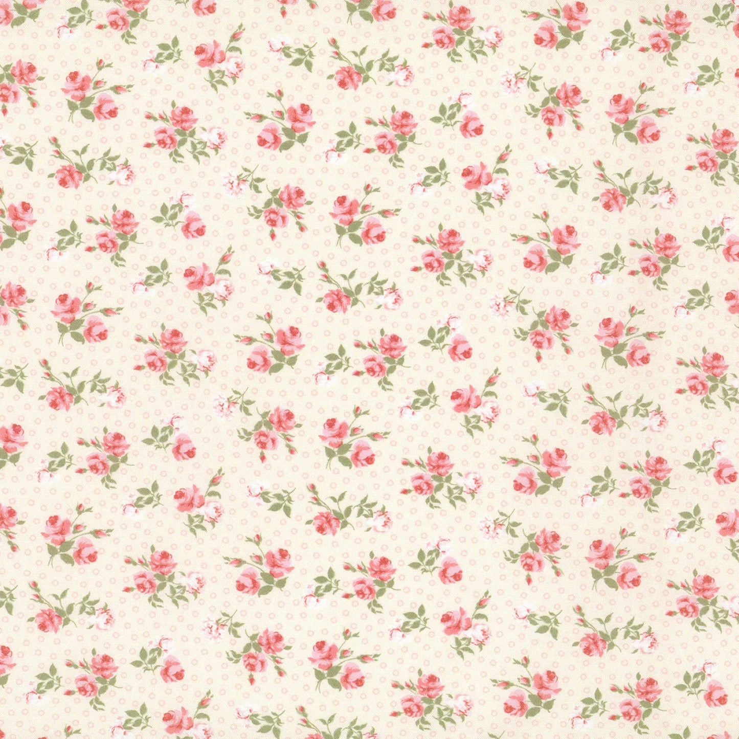Cream Rosie - Budding Roses - Michael Miller Cotton