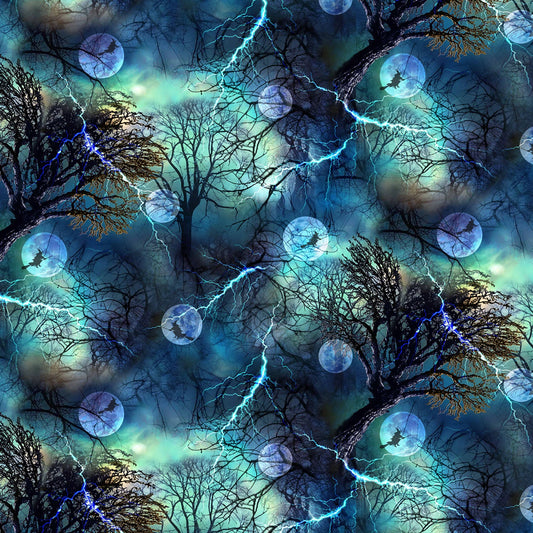 Magical Halloween Night - Nightmare at Halloween - Michael Miller Cotton