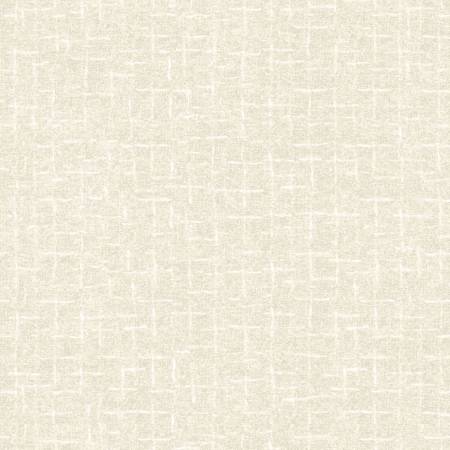 Cream Crosshatch - Maywood Flannel (F18510M-E)