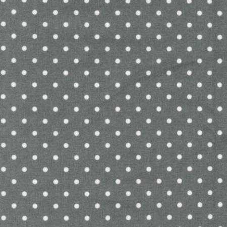 Grey Tiny Dots - Robert Kaufman Flannel (FIN-9255-12 grey) 