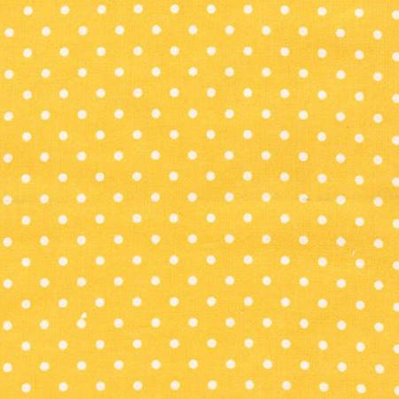 Yellow Tiny Dots - Robert Kaufman Flannel