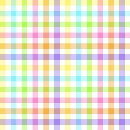 Easter Plaid with Glitter - Fabric Traditions Cotton