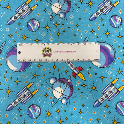 Up In Space - David Textiles Flannel