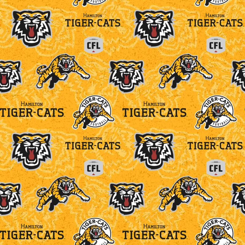 CFL Hamilton Tiger-Cats - Sykel Enterprises Cotton – Funky Monkey Fabrics