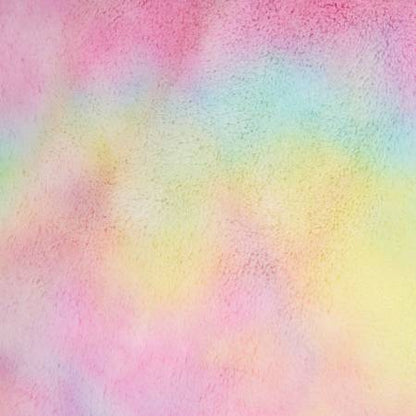 Pastel Fusion Bunny - Shannon Fabrics Cuddle Minky