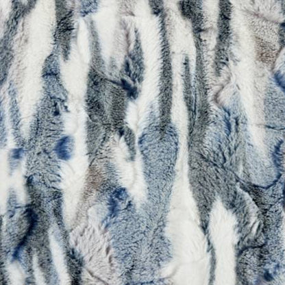 Navy Frosted Himalayan - Shannon Fabrics Cuddle Minky (lcfhimalayannavy)