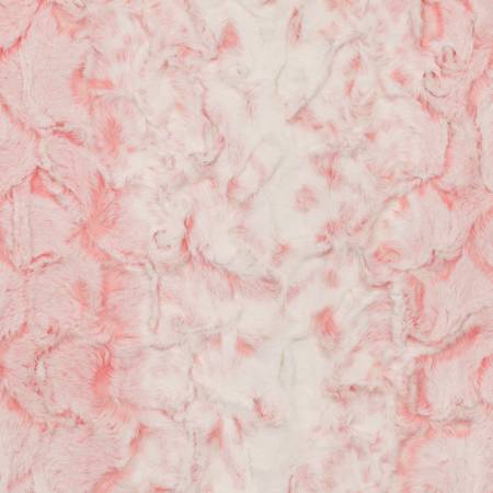CLEARANCE Coral Snowy Owl - Shannon Fabrics Cuddle Minky