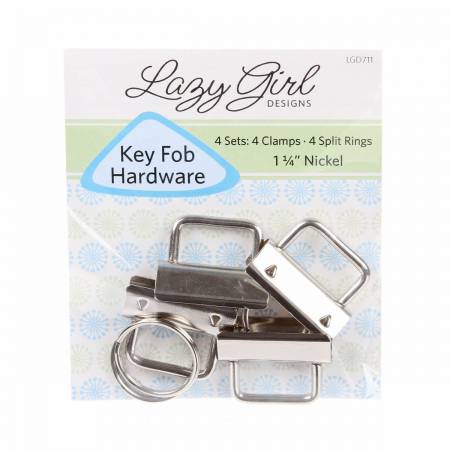 Key Fob Hardware Set of 4 - 3cm or 1.25in