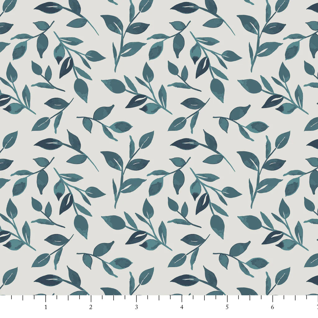 Leafy Stems - Bird & Bloom - Phoebe Fabrics