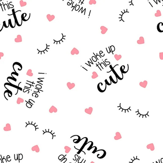 I Woke Up This Cute - Springs Creative Flannel