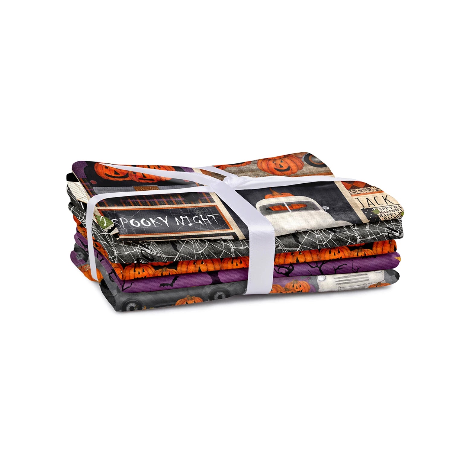 Fat Quarters - 5 piece Spooky Night - 3 Wishes Cotton (MD-G-BND-SPNT)