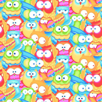 Bright Packed Owls - AE Nathan Flannel