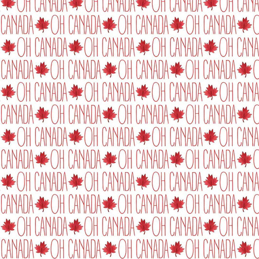 Oh Canada White - Oh Canada - Camelot Cotton
