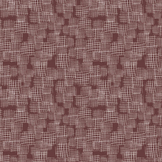 Dark Taupe Etches - Oh Canada - Camelot Cotton