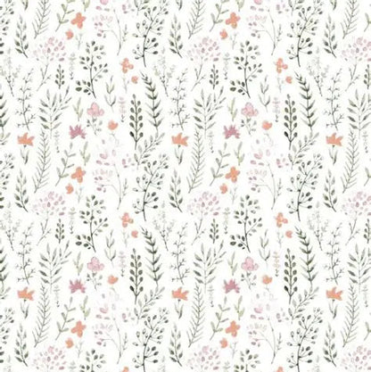 Watercolor Floral - Springs Creative Flannel