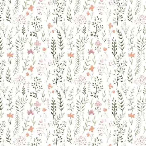 Watercolor Floral - Springs Creative Flannel