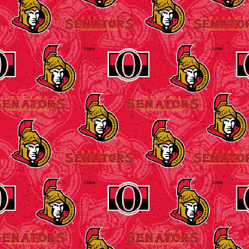NHL Tone on Tone Ottawa Senators - Sykel Enterprises Cotton