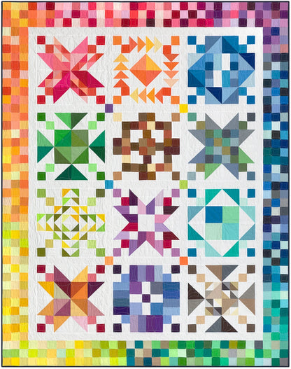 Kona 2026 BOM Color Patchwork Party Pattern Card Set
