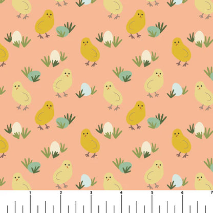 Chicken n' Eggs - Chicken Scratch - Phoebe Fabrics