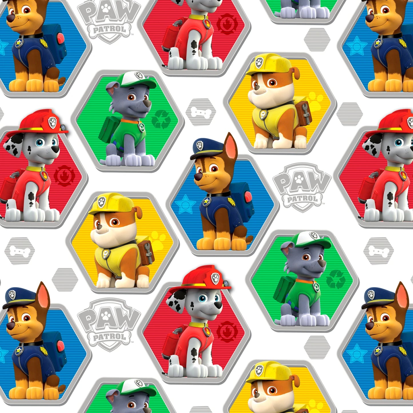 White Paw Patrol Rescue - David Textiles Cotton