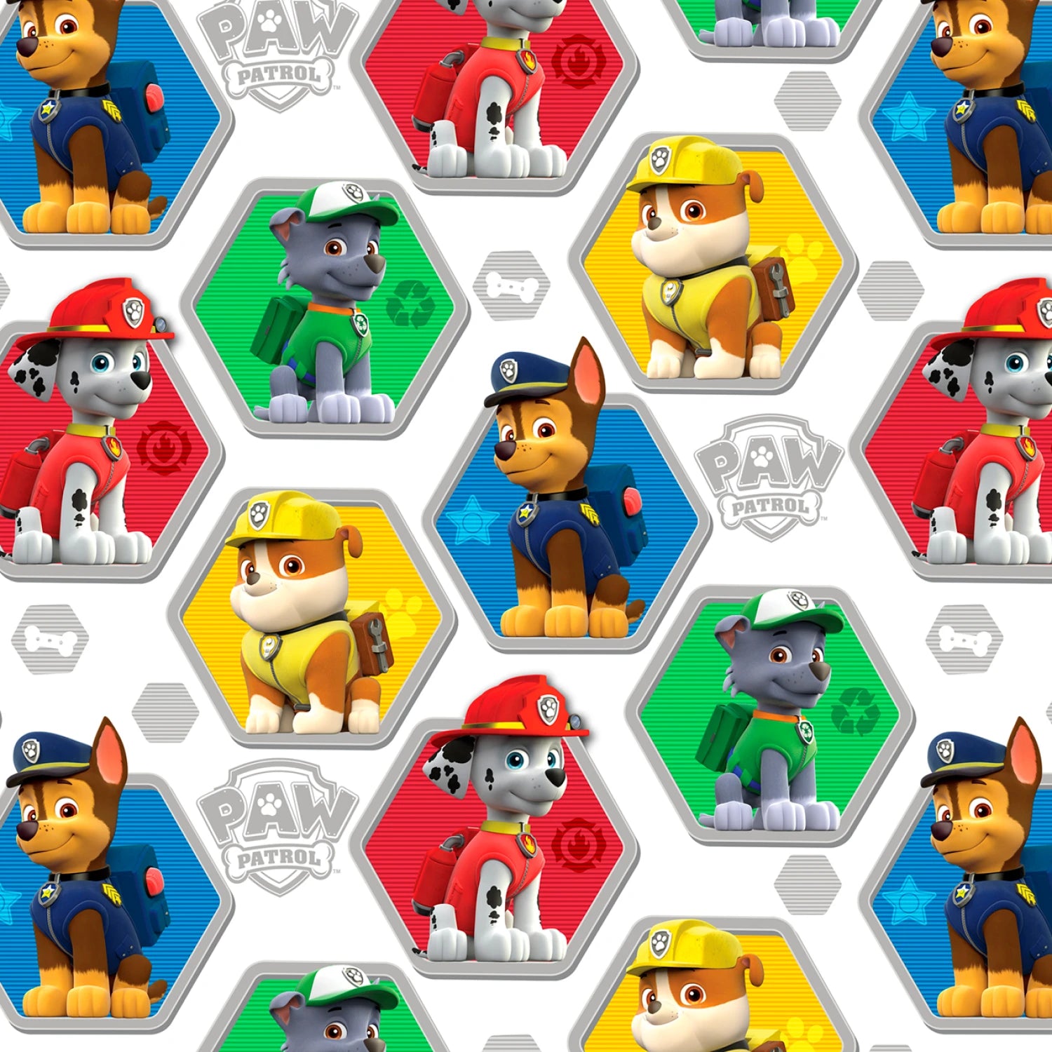 White Paw Patrol Rescue - David Textiles Cotton