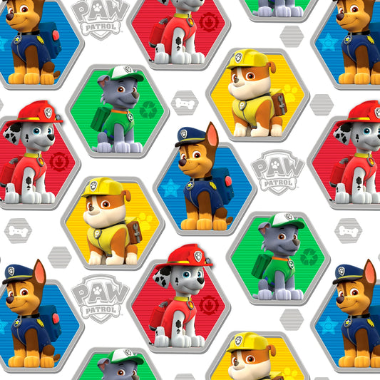 White Paw Patrol Rescue - David Textiles Cotton