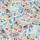 Natural License Plates - Proudly Canadian - Red Pine Cotton