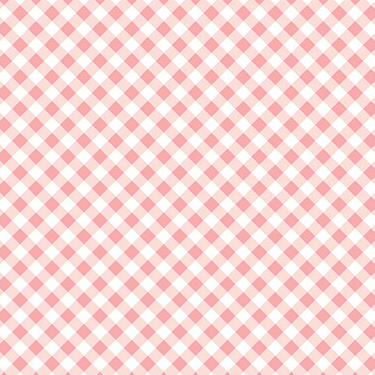  Seashell Gingham - Cottage Rose Lane Quilting Cuddle - Shannon Fabrics (qccrginghamseashell)