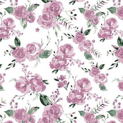 Snow Garden Bouquet Quilting Cuddle - Shannon Fabrics