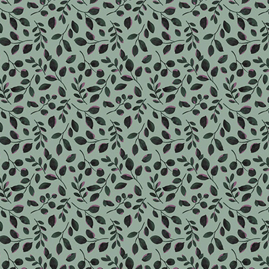 Green Garden Leaves Quilting Cuddle - Shannon Fabrics