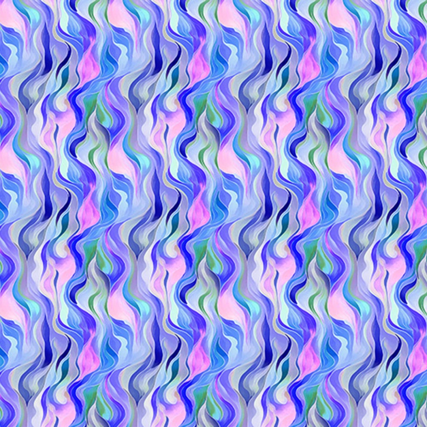 Rainbow Blue Wanderlust Quilting Cuddle - Shannon Fabrics (QCWLRAINBOWBLUE)