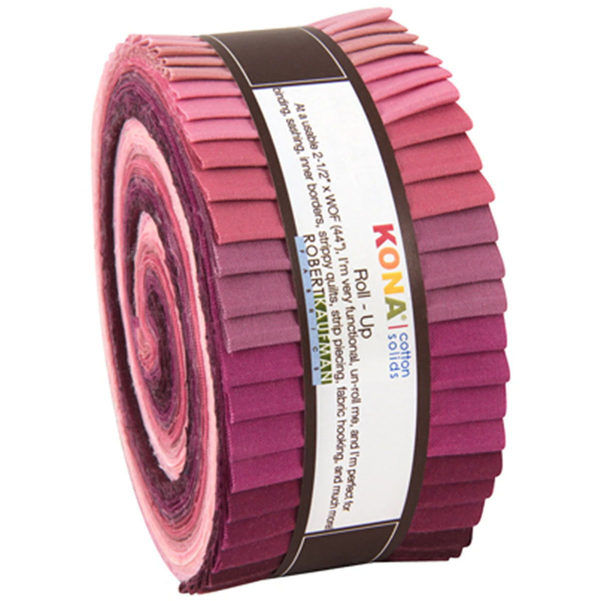 Jelly Roll - 40 piece Powder Room Solids - Robert Kaufman Cotton