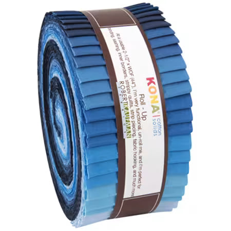 Jelly Roll - 40 piece Dawn to Dusk Kona Solids - Robert Kaufman Cotton