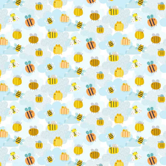 Bees - Save the Planet - Dashwood Studio Cotton