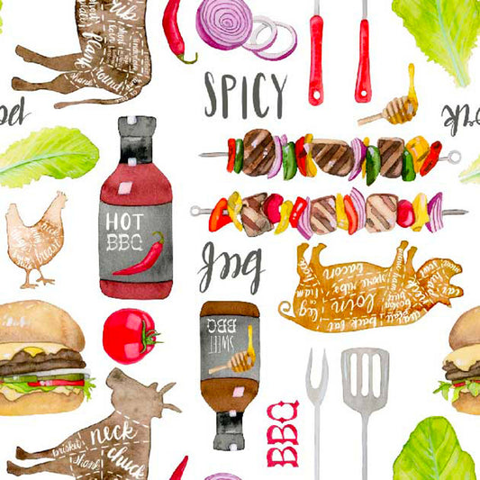 Summer BBQ - Springs Creative Cotton