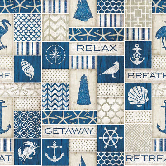 Coastal Blues - Springs Creative Cotton