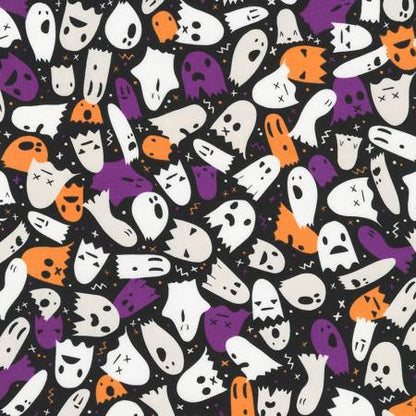 CLEARANCE Lights Out Spooky - Robert Kaufman Cotton